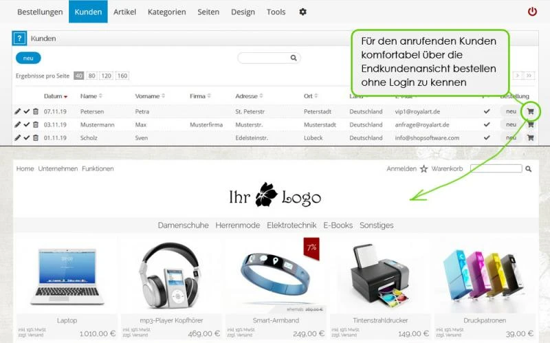 Telefonbestellung-Modul