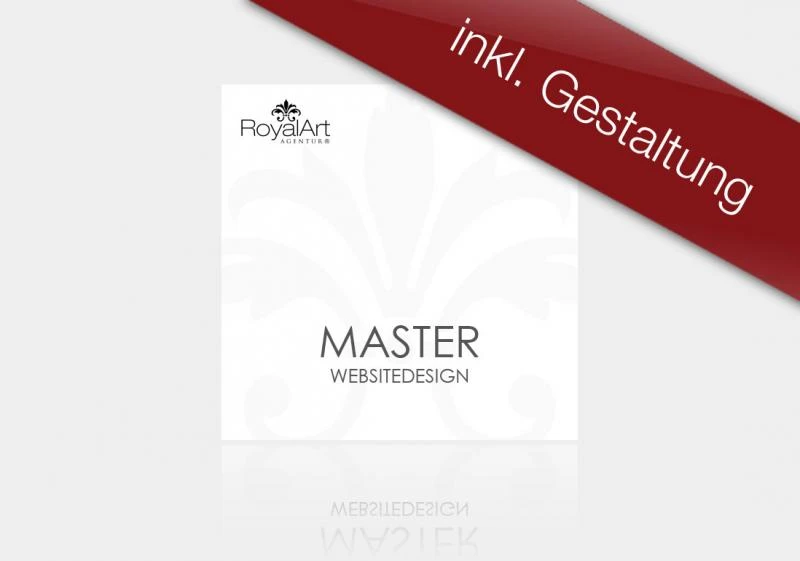 MASTER Websitedesign Software inkl. Gestaltung