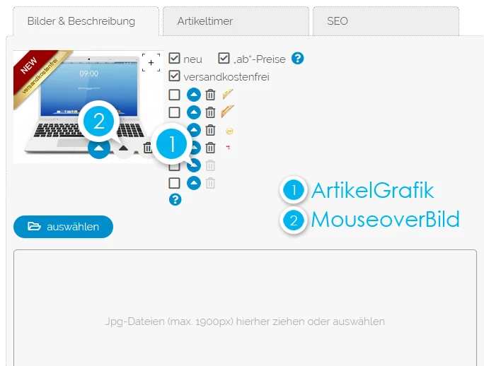 Artikelgrafik-Modul individuell