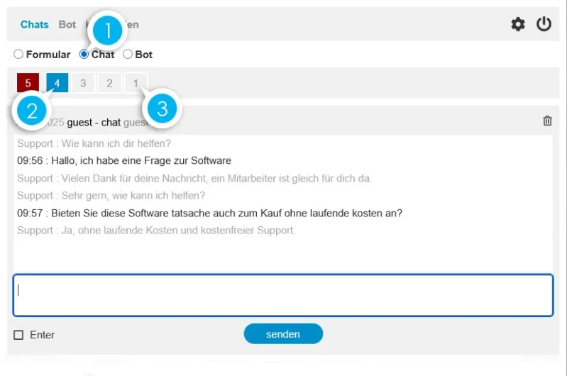 Chatbotsoftware zur Miete (Monatspreis)