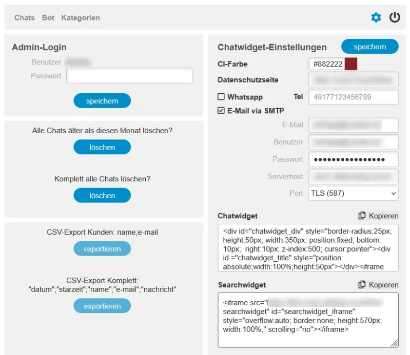 Chatbotsoftware zur Miete (Monatspreis)