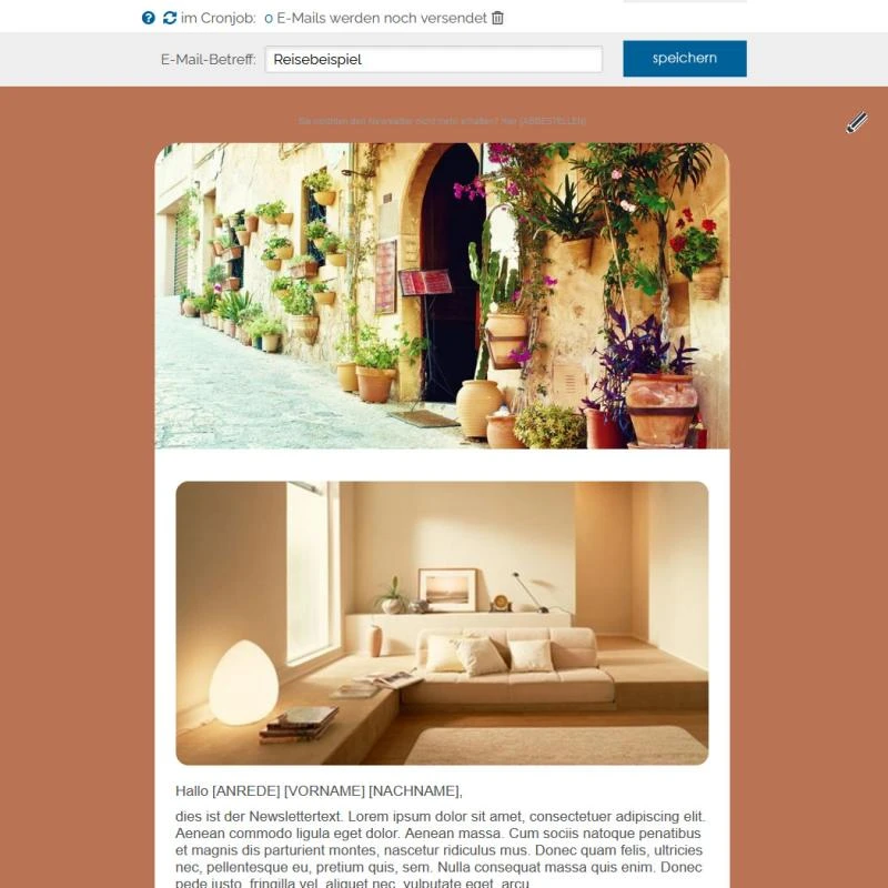 Design Newslettersystem ohne laufende Kosten!
