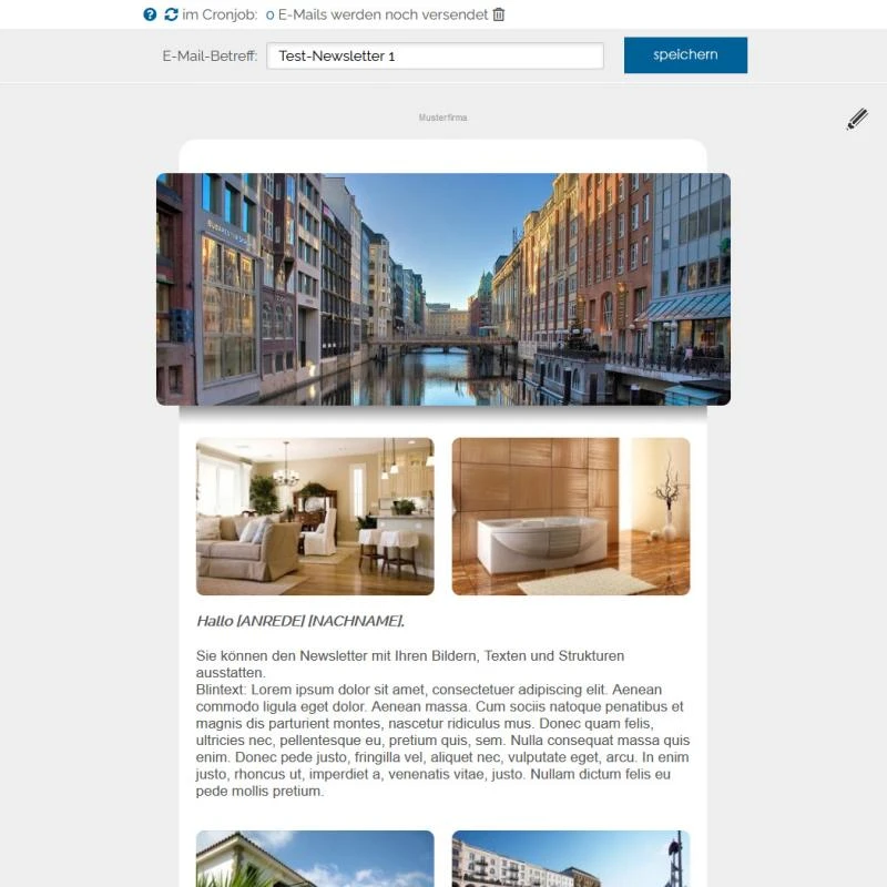 Design Newslettersystem ohne laufende Kosten!