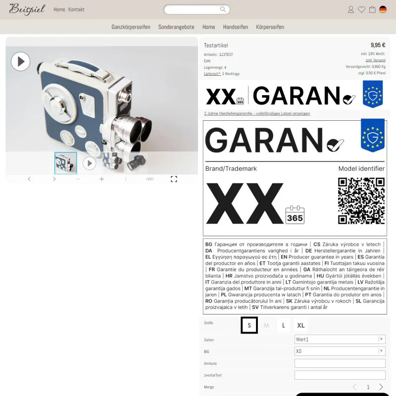 EU-GARAN Label