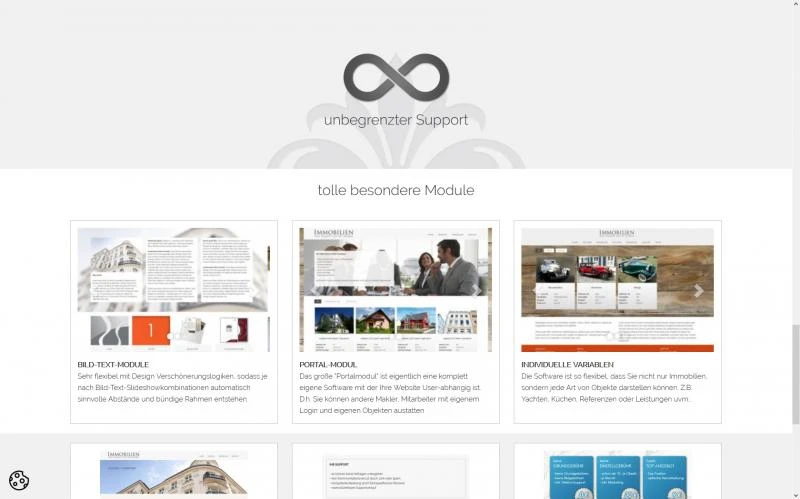 Immobilienwebsite Designsoftware EASY inkl. Gestaltung