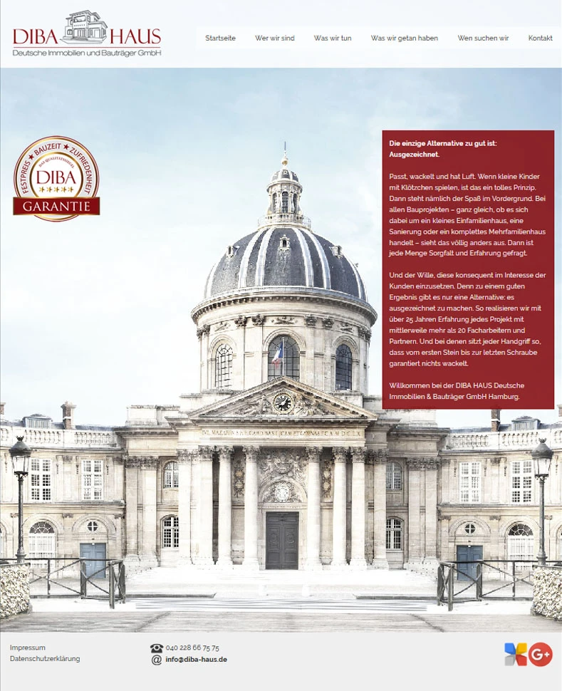 Immobilienwebsite Designsoftware PREMIUM inkl. Gestaltung