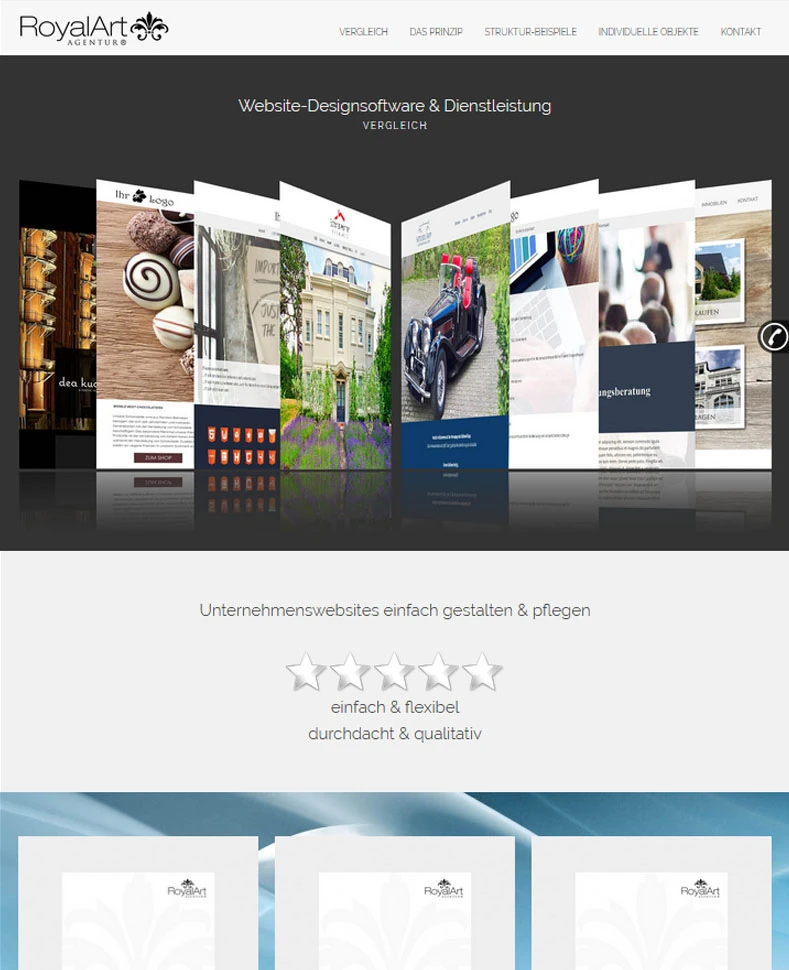 Immobilienwebsite zur Miete