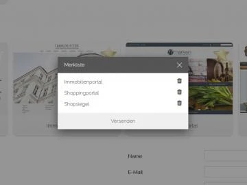 Merklisten-E-Mail