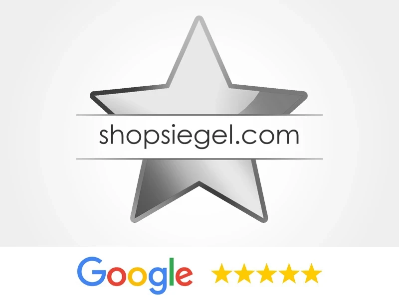 Quality-Shopsiegel 5 Jahre