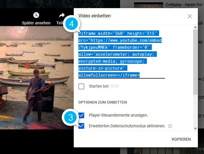 Videoplayer Container